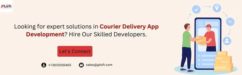 Courier Delivery App CTA